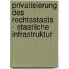 Privatisierung des Rechtsstaats - Staatliche Infrastruktur door Veith Mehde