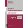 Quality Of Software Architectures Models And Architectures by Unknown