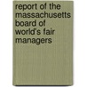 Report Of The Massachusetts Board Of World's Fair Managers door World'S. Fair 1893 Board of Managers