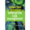 Simple Tools and Techniques for Enterprise Risk Management door Robert J. Chapman