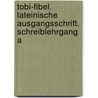 Tobi-Fibel. Lateinische Ausgangsschrift. Schreiblehrgang A door Onbekend