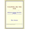 Volpone; Or, The Fox (Webster's Spanish Thesaurus Edition) door Reference Icon Reference