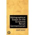 Bibliographical Essays On The Scriptores Rerum Germanicarum