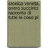 Cronica Veneta, Overo Succinto Racconto Di Tutte Le Cose Pi