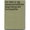 Ein Blick in Die Wissenschaftliche Begrndung Der Homopathie by F. Katsch