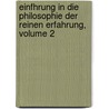 Einfhrung in Die Philosophie Der Reinen Erfahrung, Volume 2 door Joseph Petzoldt