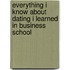 Everything I Know about Dating I Learned in Business School