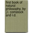 First Book of Natural Philosophy, by J.L. Comstock and R.D.