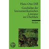 Geschichte der lateinamerikanischen Literatur im Überblick door Hans-Otto Dill