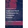 Handbook Of Logic And Proof Techniques For Computer Science door Steven G. Krantz