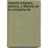 Historia Religiosa, Politica, y Literaria de La Compania de
