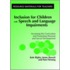 Inclusion for Children with Speech and Language Impairments