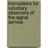 Instructions for Voluntary Observers of the Signal Service