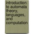 Introduction To Automata Theory, Languages, And Computation