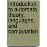 Introduction To Automata Theory, Languages, And Computation door Rajeev Motwani