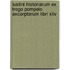 Iustini Historiarum Ex Trogo Pompeio Excerptarum Libri Xliv