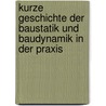 Kurze Geschichte der Baustatik und Baudynamik in der Praxis by Max Herzog