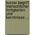 Kurzer Begriff Menschlicher Fertigkeiten Und Kenntnisse ...