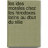 Les Ides Morales Chez Les Htrodoxes Latins Au Dbut Du Xiiie
