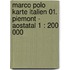 Marco Polo Karte Italien 01. Piemont - Aostatal 1 : 200 000