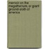 Memoir On The Megatherium, Or Giant Ground-Sloth Of America