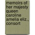 Memoirs of Her Majesty Queen Caroline Amelia Eliz., Consort