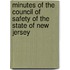 Minutes Of The Council Of Safety Of The State Of New Jersey