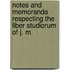 Notes and Memoranda Respecting the Liber Studiorum of J. M.