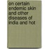 On Certain Endemic Skin and Other Diseases of India and Hot
