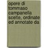 Opere Di Tommaso Campanella Scelte, Ordinate Ed Annotate Da