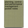 Planning, Control And Performance Management - Pocket Notes door Onbekend