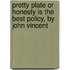 Pretty Plate or Honesty Is the Best Policy, by John Vincent