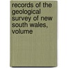 Records of the Geological Survey of New South Wales, Volume door Wales Geological Surv
