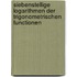 Siebenstellige Logarithmen Der Trigonometrischen Functionen