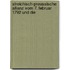 Streichisch-Preussische Allianz Vom 7. Februar 1792 Und Die