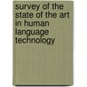 Survey Of The State Of The Art In Human Language Technology door Onbekend