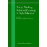 Teacher Thinking, Beliefs And Knowledge In Higher Education door Peter Goodyear