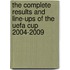 The Complete Results And Line-Ups Of The Uefa Cup 2004-2009
