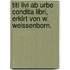 Titi Livi Ab Urbe Condita Libri, Erklrt Von W. Weissenborn.