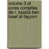 Volume 3 of Uvres Compltes de R. Saadia Ben Iosef Al-Fayyom