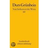 Vom Stellenwert der Worte. Frankfurter Poetikvorlesung 2009 door Durs Grünbein