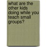 What Are the Other Kids Doing While You Teach Small Groups? door Joel Kupperstein