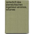 Zeitschrift Des Sterreichischen Ingenieur-Vereines, Volumes