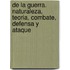 de La Guerra. Naturaleza, Teoria, Combate, Defensa y Ataque