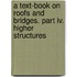 A Text-Book On Roofs And Bridges. Part Iv. Higher Structures