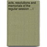 Acts, Resolutions and Memorials of the Regular Session ... L door Arizona Arizona