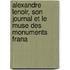 Alexandre Lenoir, Son Journal Et Le Muse Des Monuments Frana