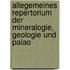 Allegemeines Repertorium Der Mineralogie, Geologie Und Palao