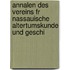 Annalen Des Vereins Fr Nassauische Altertumskunde Und Geschi
