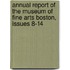 Annual Report Of The Museum Of Fine Arts Boston, Issues 8-14